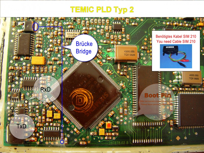 Temic PLD pinout diagram 2